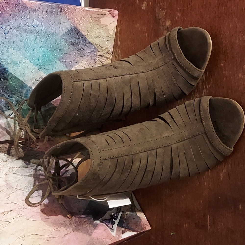 New Brash Green Heels